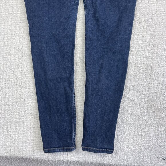 American Apparel Jeans Womens 32 Dark Blue Denim USA Made Skinny - Picture 15 of 16
